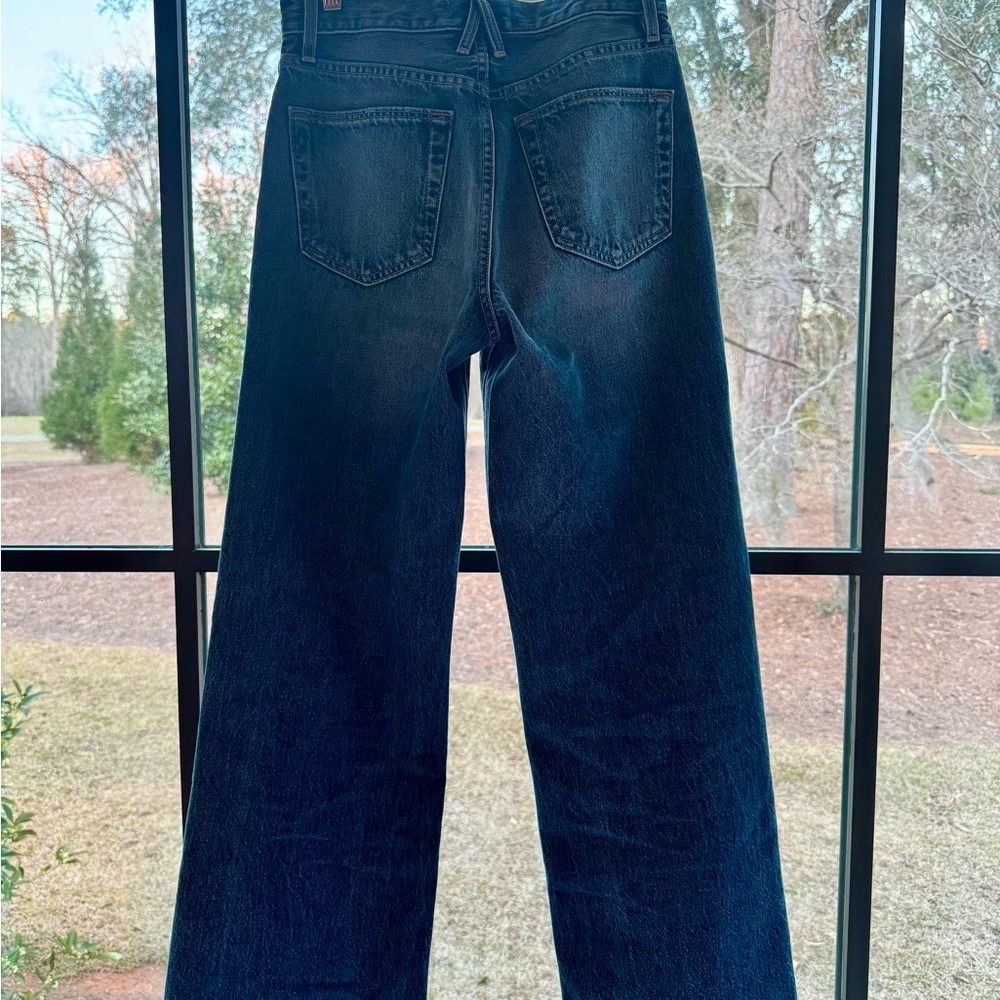 SLVRLAKE High-Rise Wide Leg Jeans in Medium Blue Wash - Picture 4 of 6